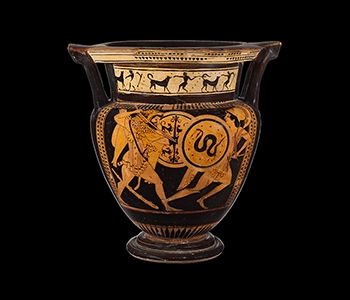 Terracotta column-krater
