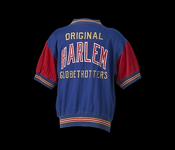 Shirt worn by the Harlem Globetrotters