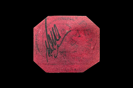 British Guiana 1856 1c magenta stamp