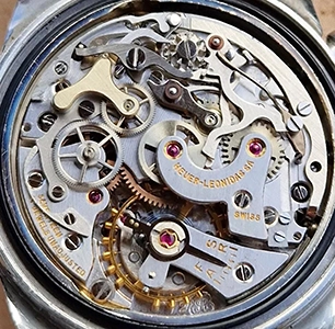 Valjoux 72 Heuer-Leonidas chronograph movement
